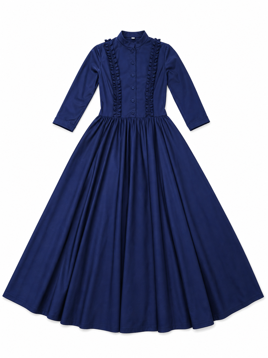Gothic Victorian High-Neck Dress
