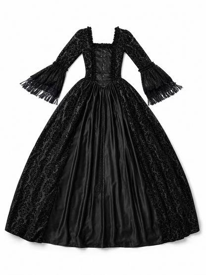 Gothic Victorian-style lace dress included items