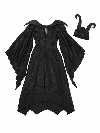 Halloween Costume: Dress and Horned Headpiece included items 2
