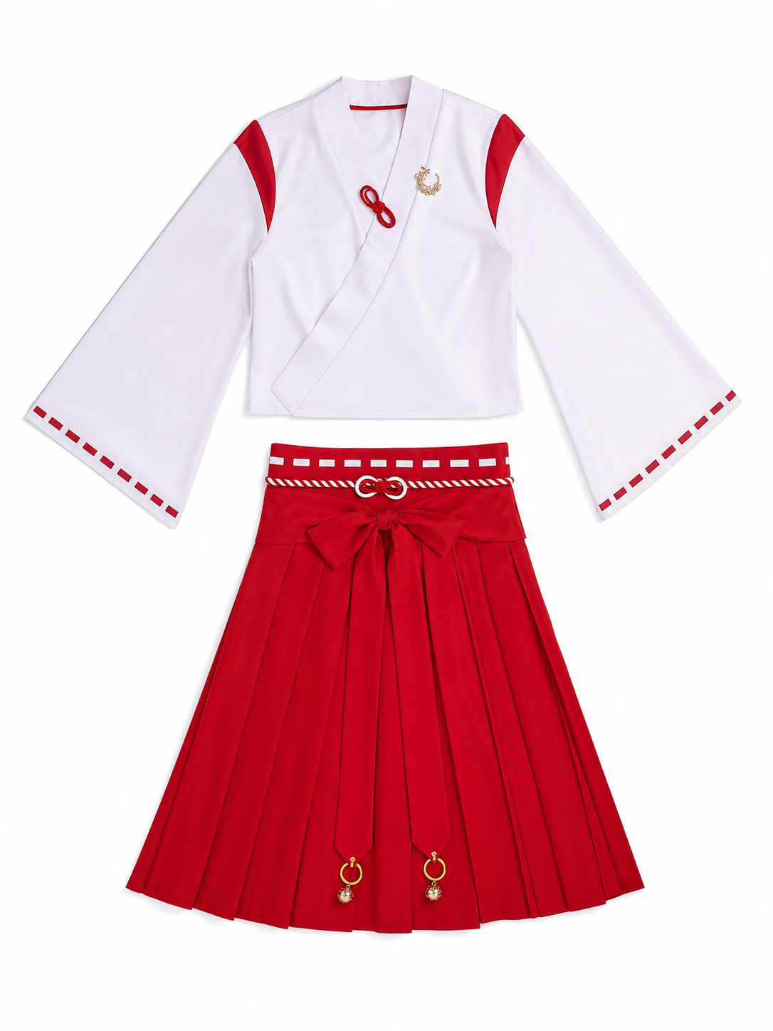 Silent Hill Red and White Cosplay Dress with Belt