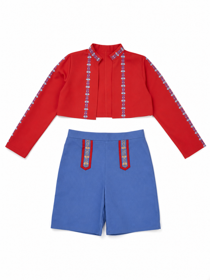 Ethnic-Style Cosplay Costume with Shorts included items