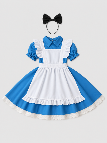 Alice Costume: Dress with Apron and Bow