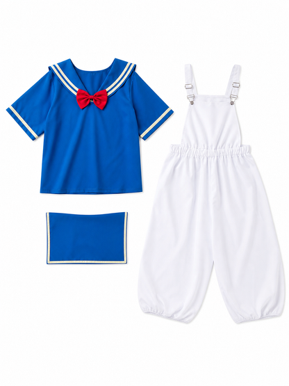 Blue and White Cosplay Costume