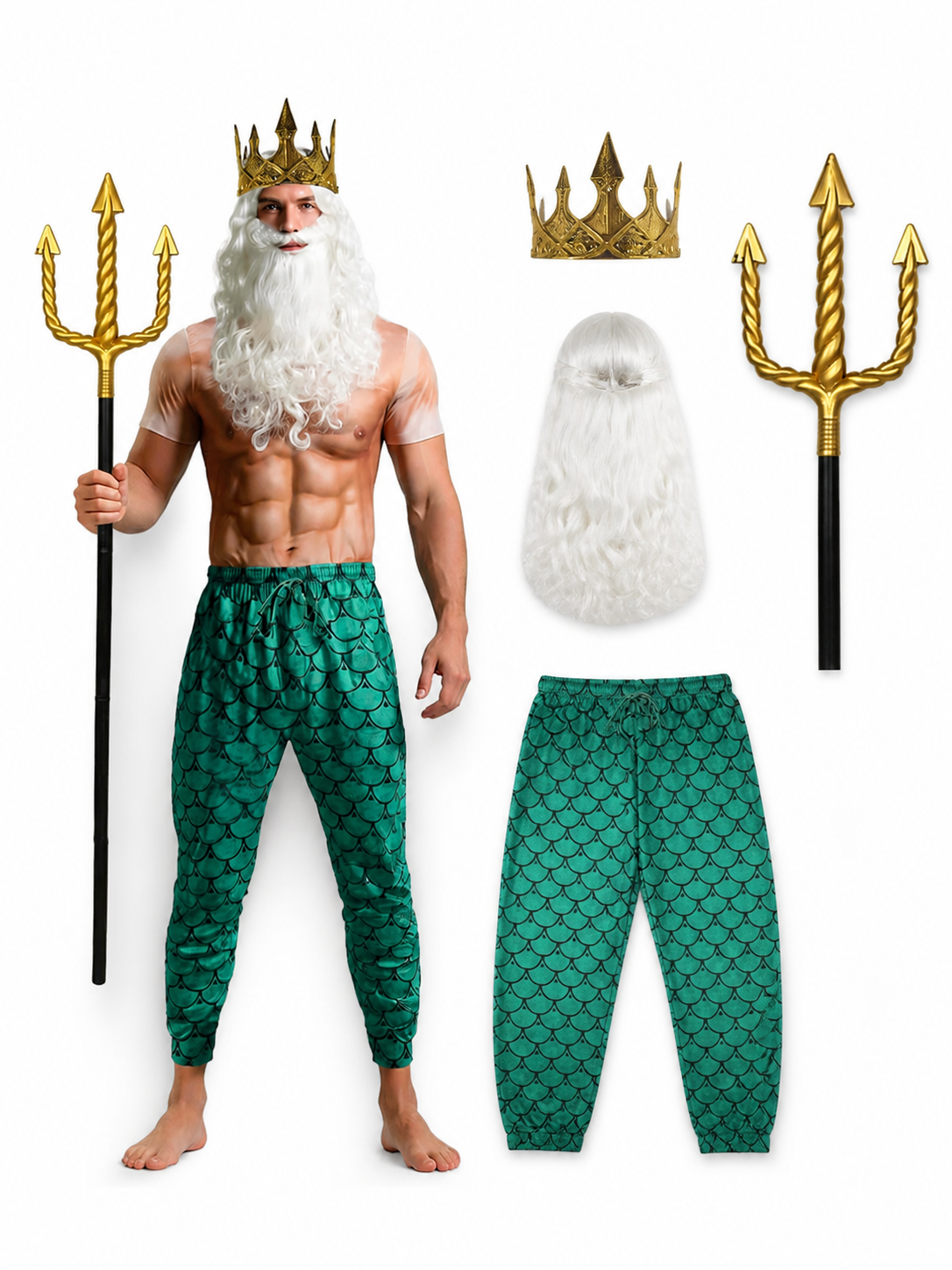 Cosplay Set: Costume with Green Pants included items