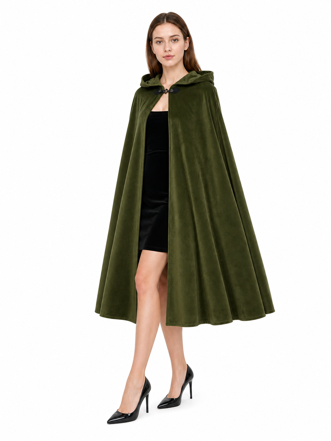 Green Hooded Carnival Cloak, Theatrical