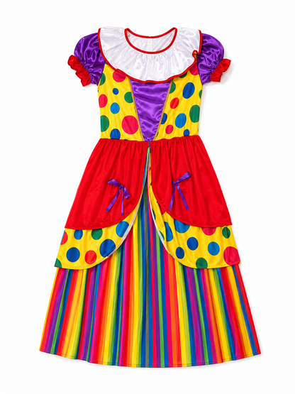 Carnival Clown Costume Dress for Performances