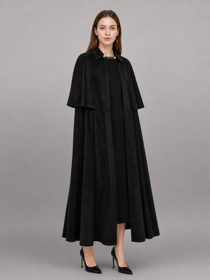 Black Gothic-Style Carnival Cloak