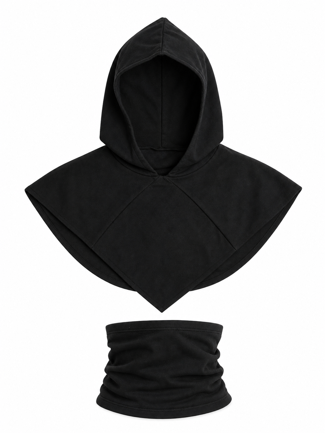 Black Carnival Cloak with Hood and Mask included items 7
