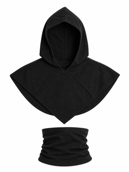 Black Carnival Cloak with Hood and Mask included items 7