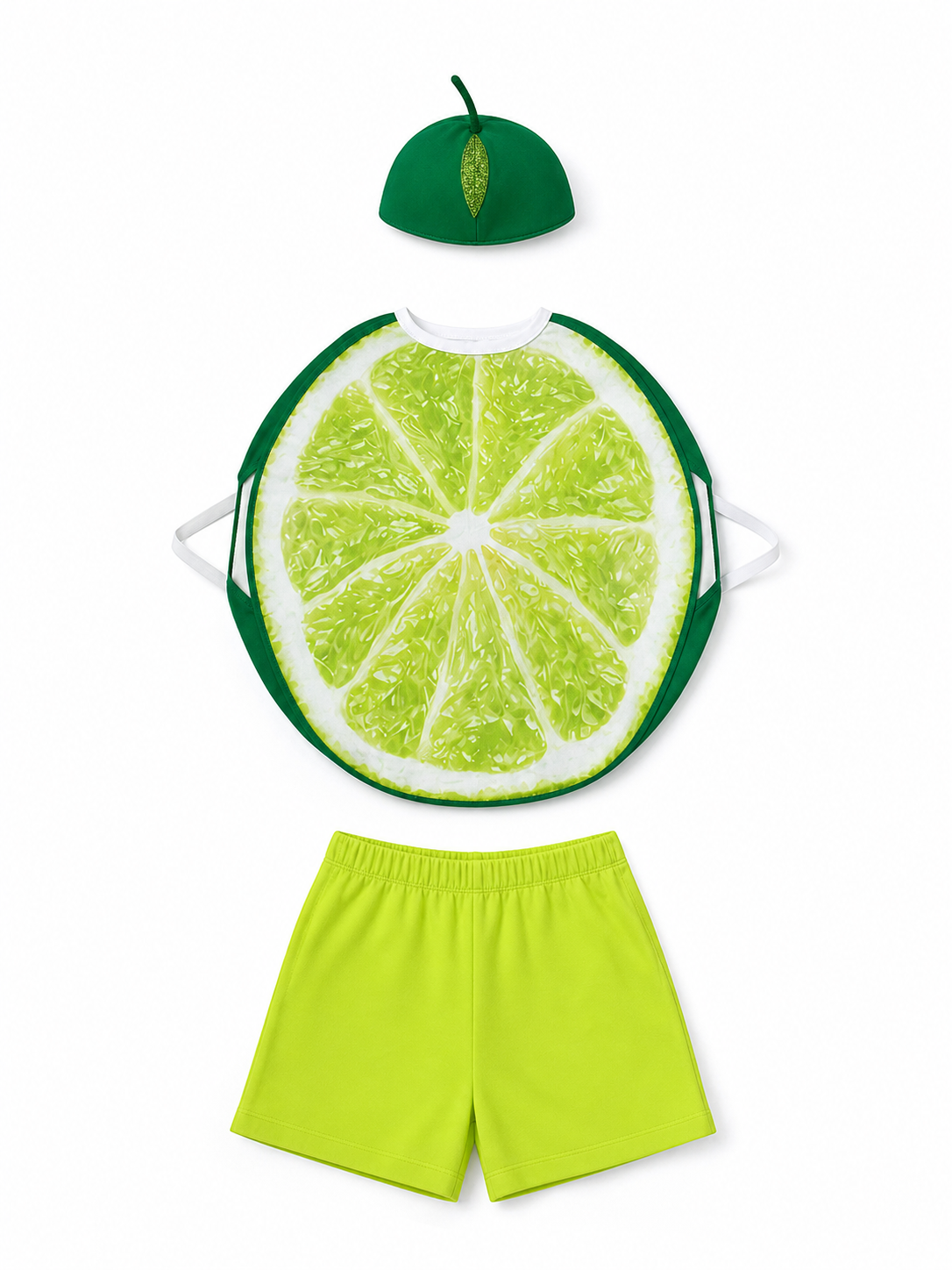 Lime Slice Costume with Hat for Parties