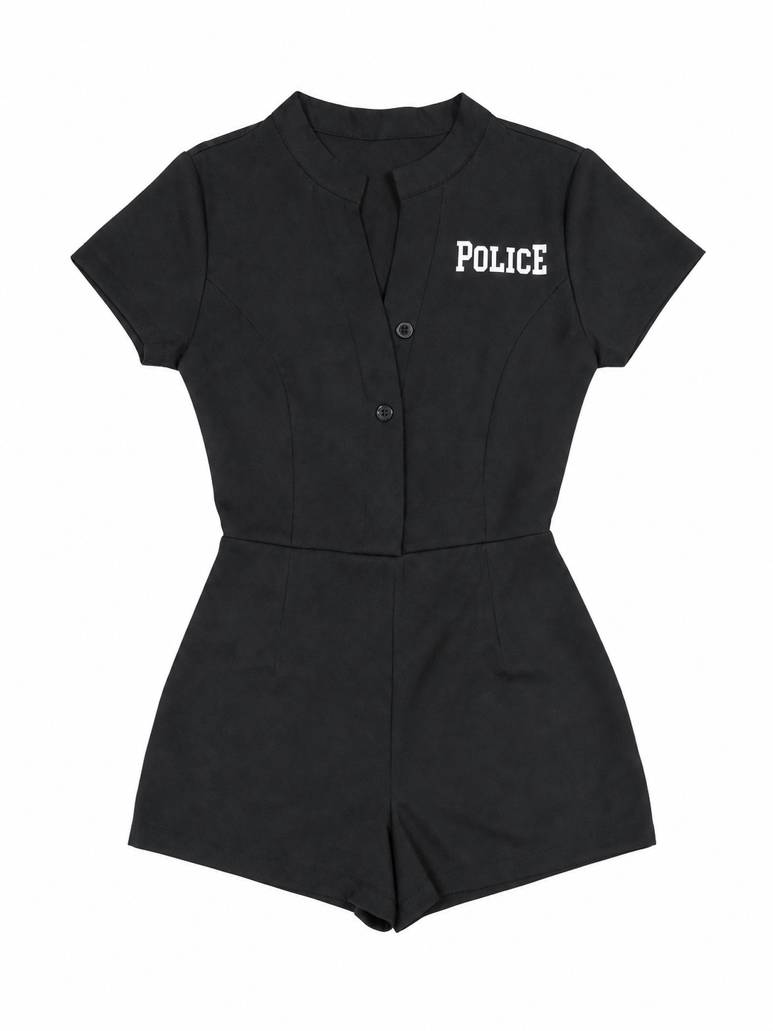 Black Police Costume for Halloween and Cosplay