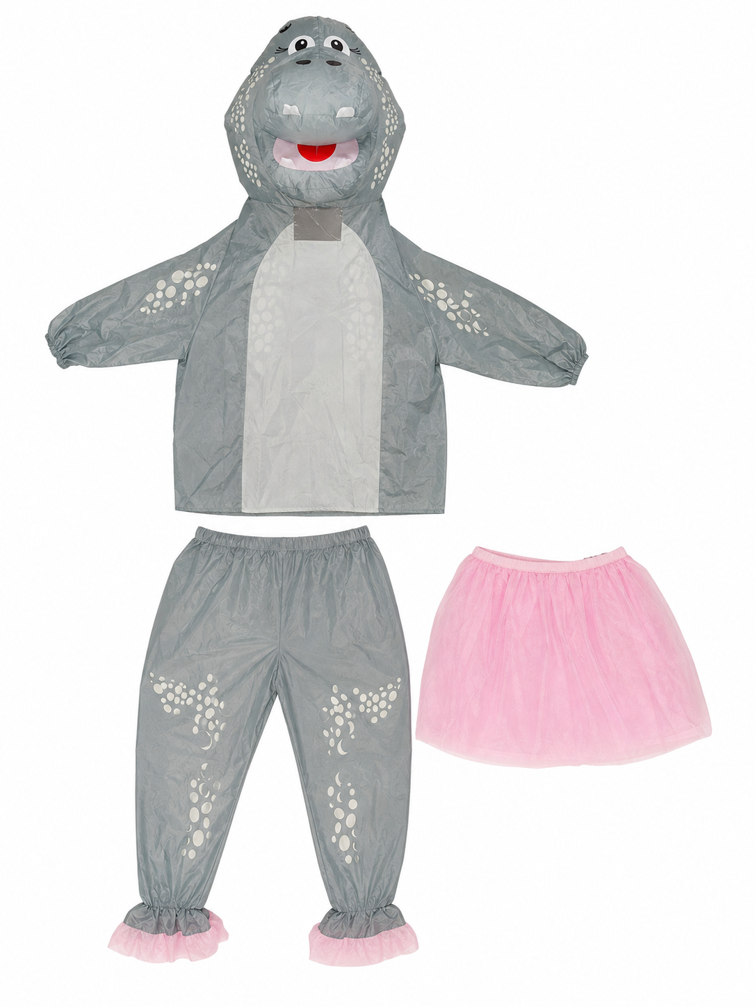 Hippo Costume with Pink Tutu
