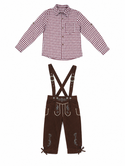 Oktoberfest-style costume: shirt and pants