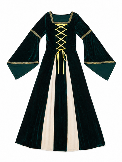 Costume Robe with Gold Lacing and Sleeves included items
