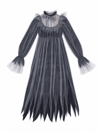 Gothic Maxi Dress for Halloween and Cosplay