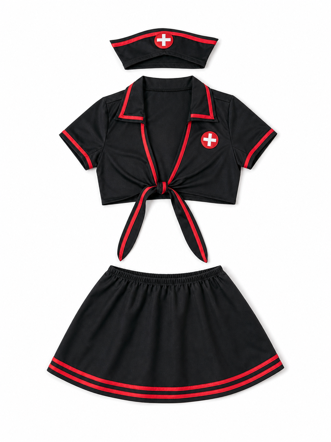 Nurse Costume for Cosplay: Top and Skirt