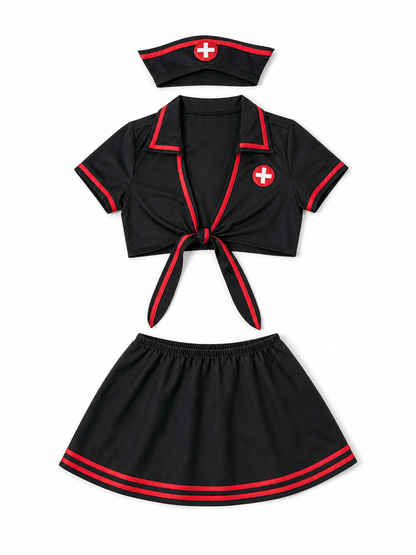 Nurse Costume for Cosplay: Top and Skirt