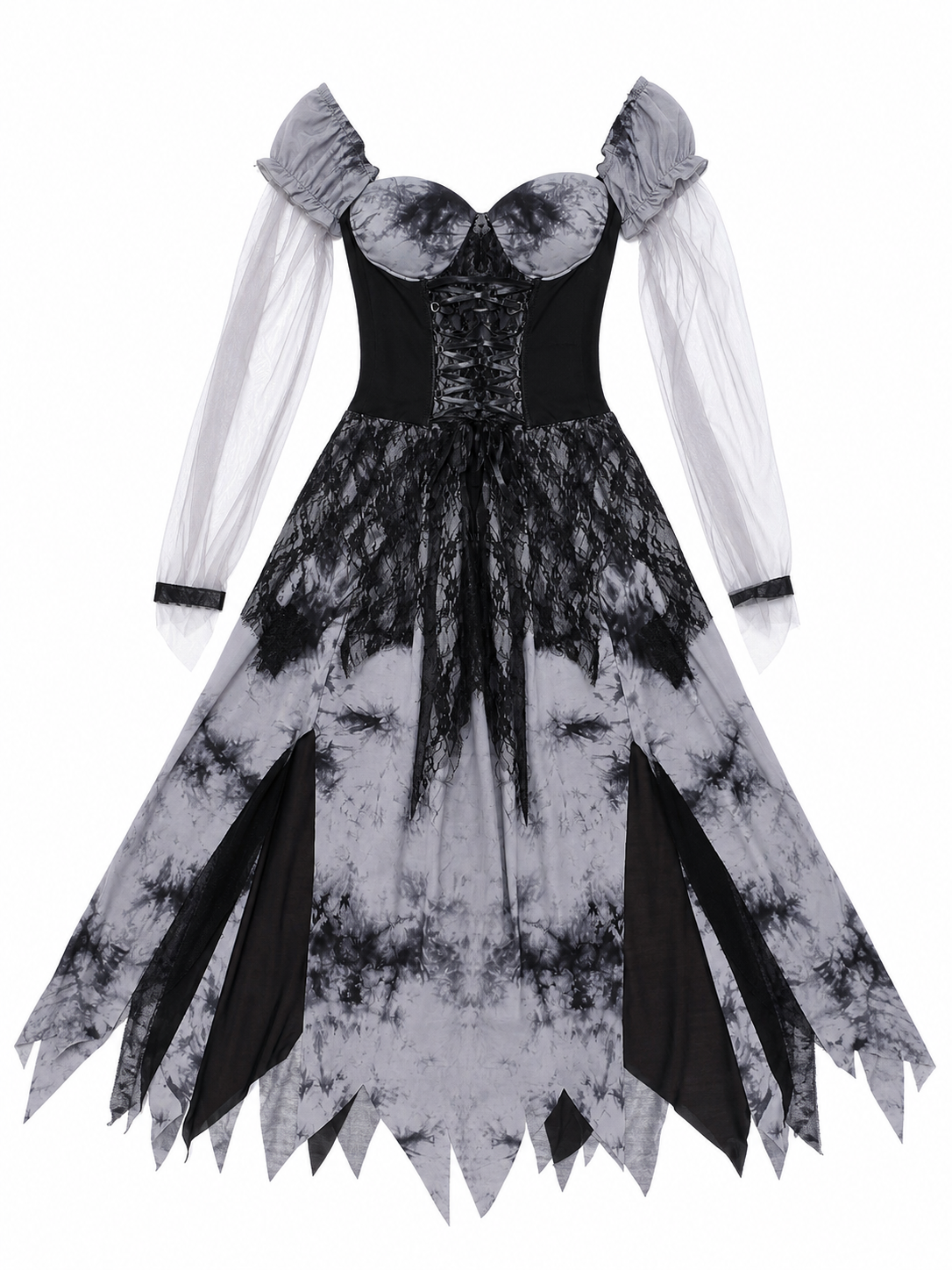Gothic-Style Halloween Stage Dress included items