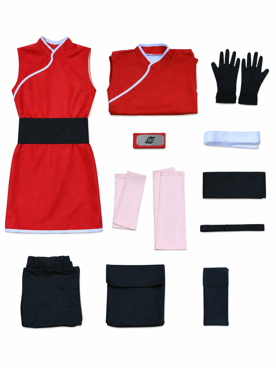 Sakura cosplay costume with top and shorts