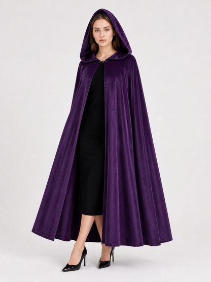 Purple Carnival Cloak with Hood