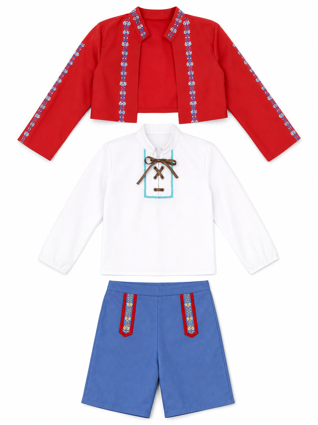 Historical Cosplay Costume with Jacket and Shorts
