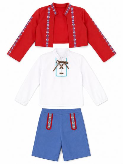 Historical Cosplay Costume with Jacket and Shorts