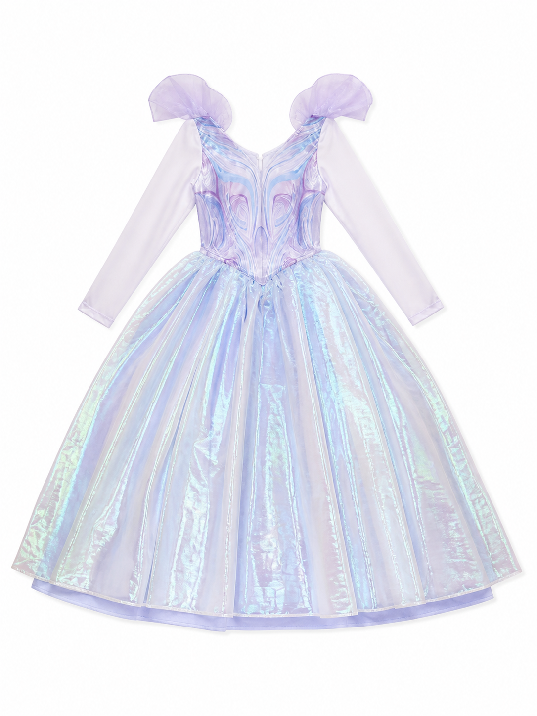 Glinda cosplay dress, purple, with a full skirt