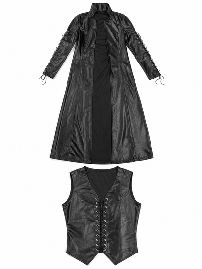 Gothic Vampire Costume: Coat, Vest, and Pants
