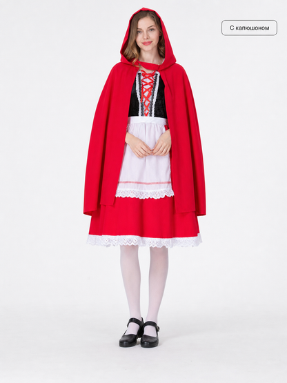 Little Red Riding Hood Costume with Cape
