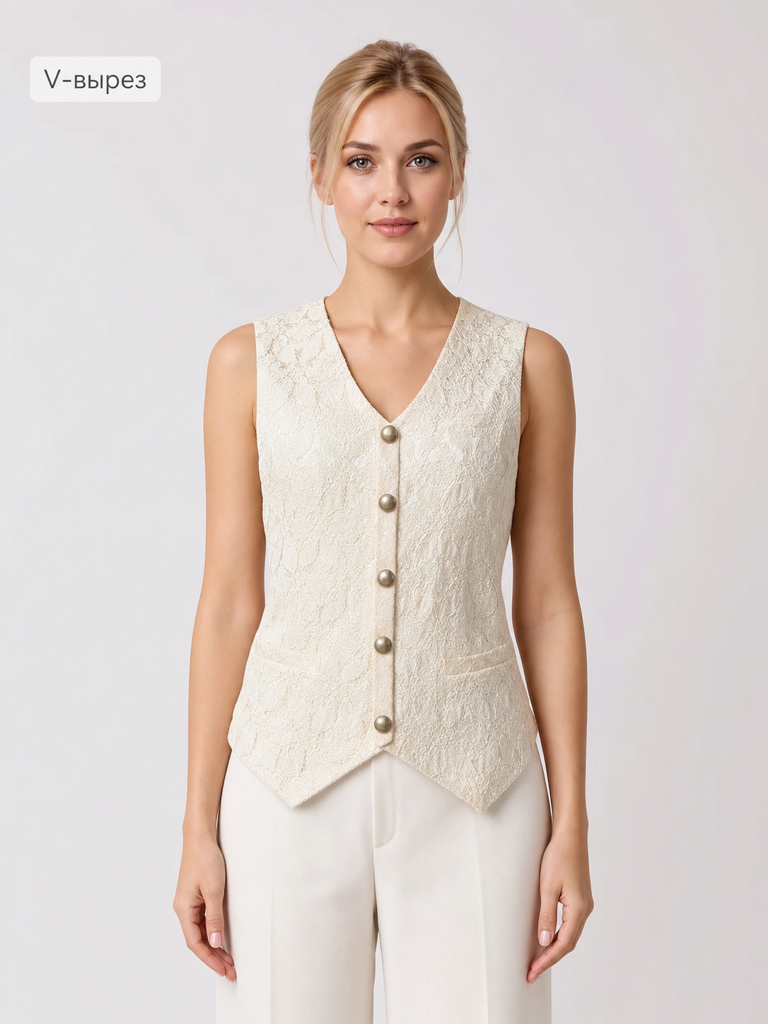 Vintage Floral Jacquard Vest