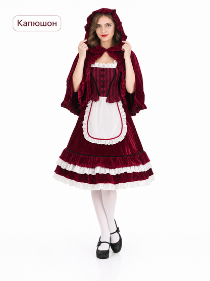 Little Red Riding Hood Costume with Cape