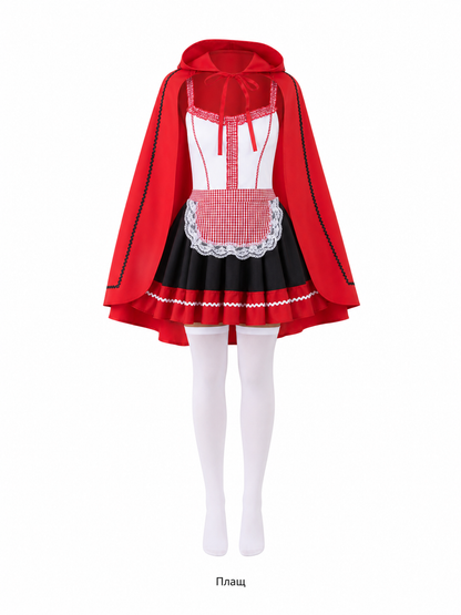 Little Red Riding Hood Costume with Cape