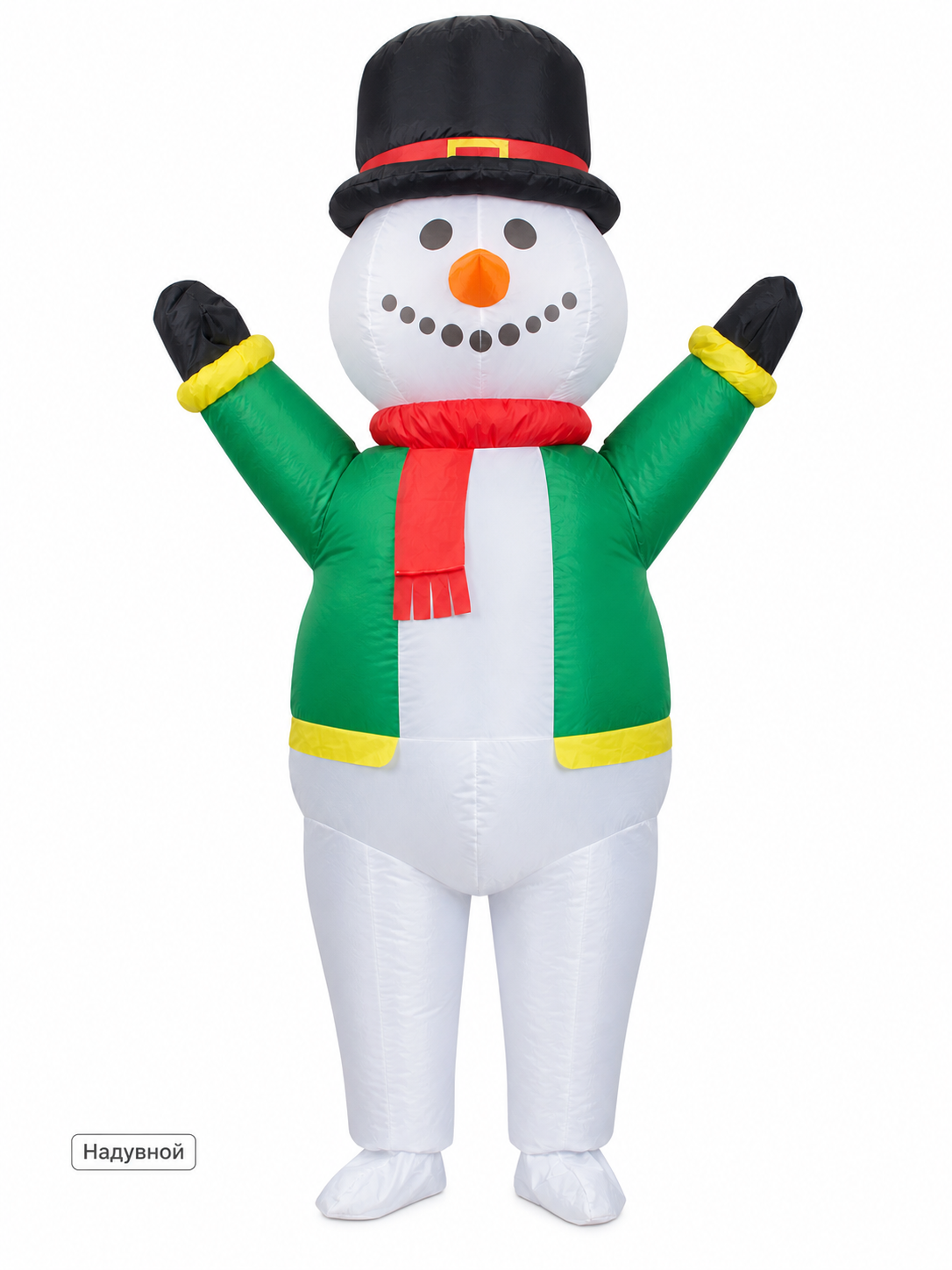 Inflatable Snowman Costume for Holiday Events and Parades