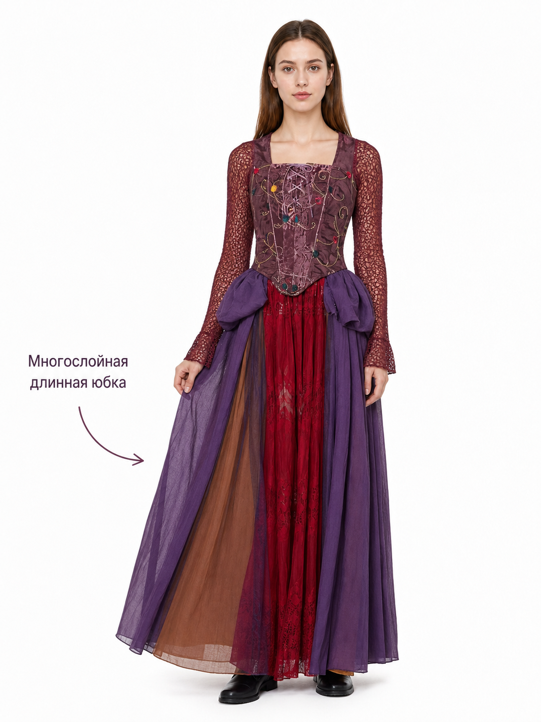 Medieval-Style Cosplay Costume Dress
