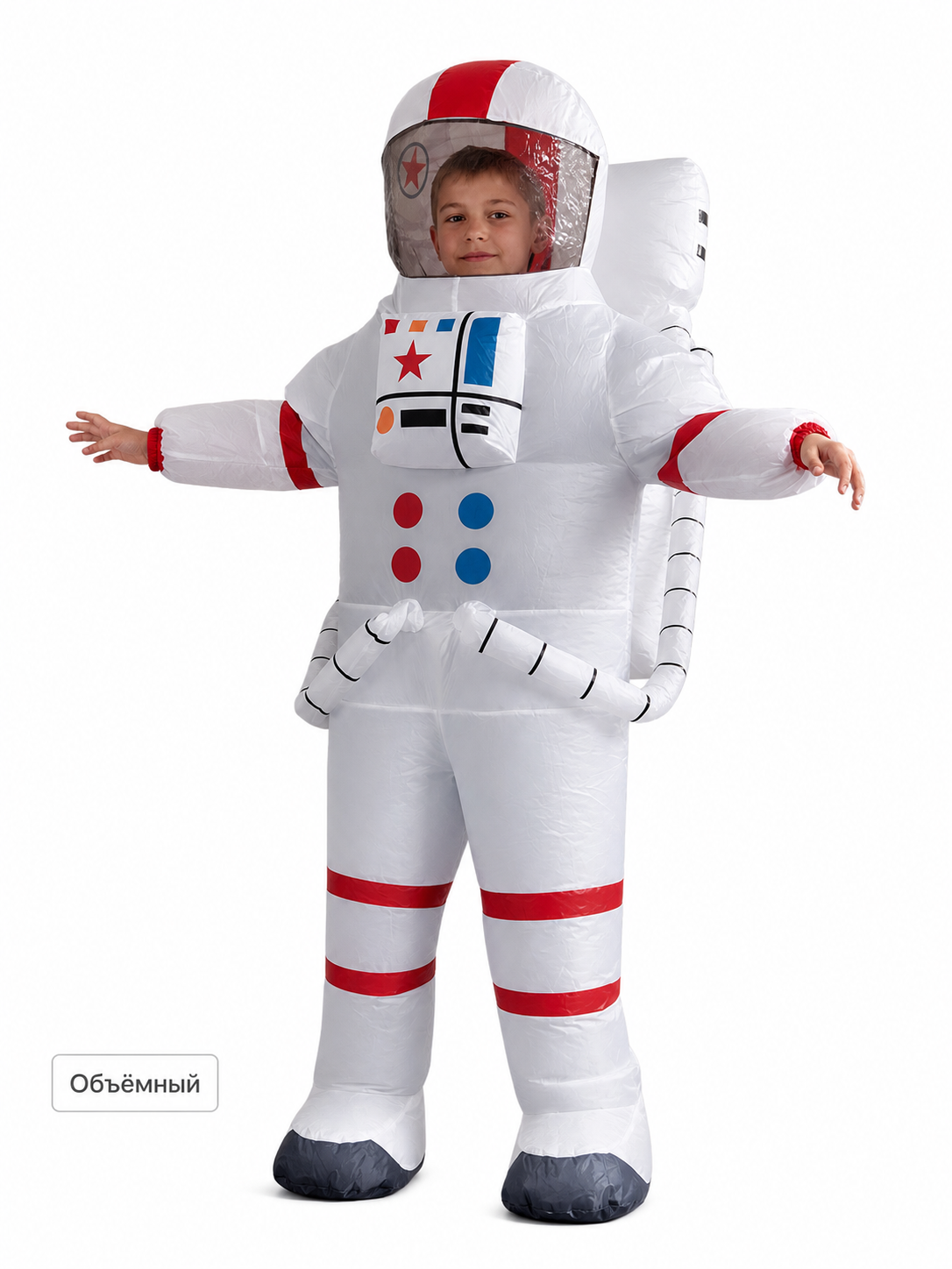 Inflatable Astronaut Costume with Backpack for Halloween