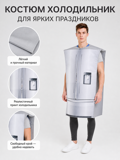 Refrigerator Costume for Parties and Stage Performances