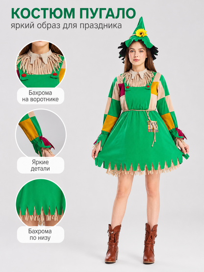 Halloween Costume: Dress with Apron and Hat