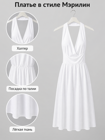 Marilyn Monroe-Style Cosplay Dress