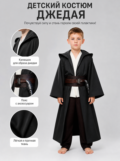 Kids' Black Star Wars Character Costume