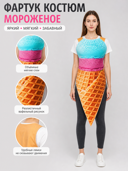 Ice Cream Costume for Halloween and Parties