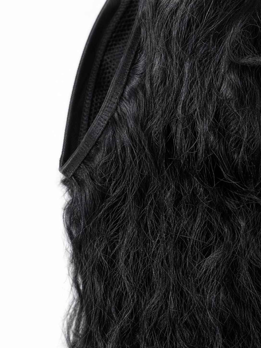 Black Wizard Wig and Beard for Halloween