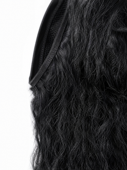 Black Wizard Wig and Beard for Halloween