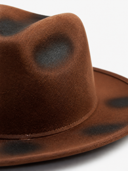 Costume Cowboy Hat with Distressed Effect