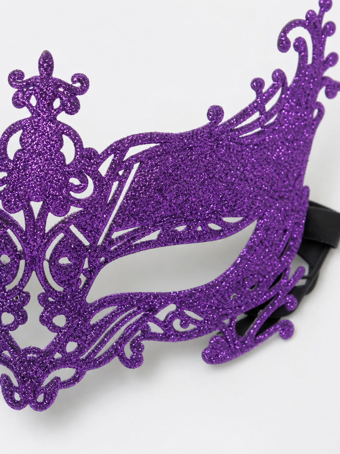 Purple glitter carnival tiara