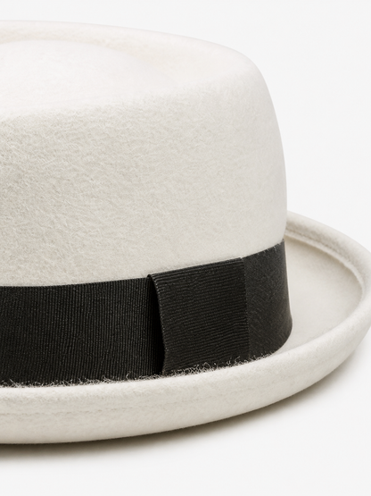 Ivory Carnival Fedora Hat
