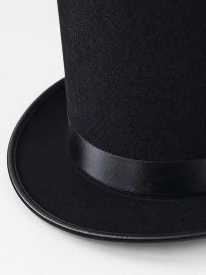 Wide-Brim Carnival Top Hat