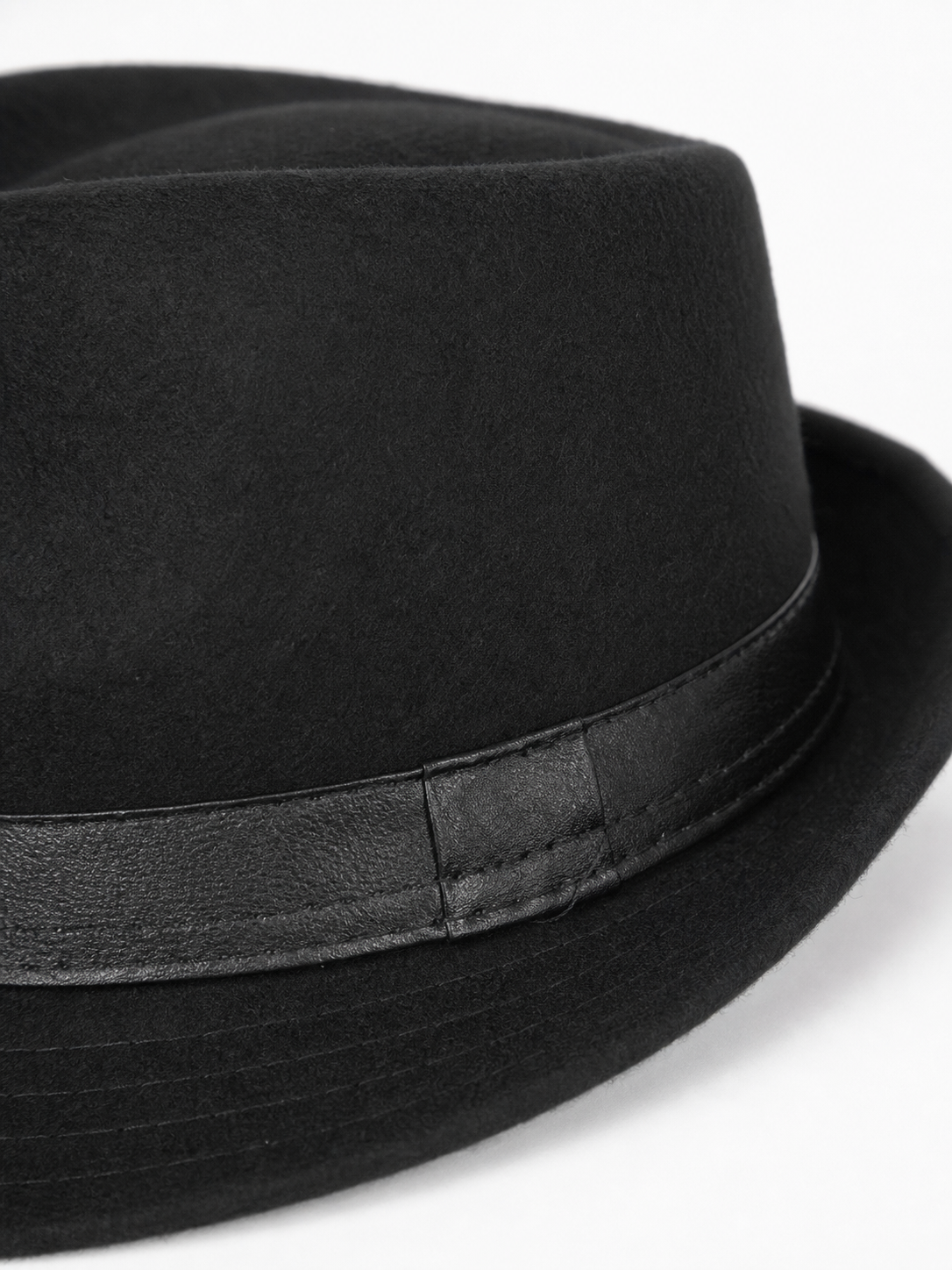 Carnival Fedora Hat with a Black Ribbon