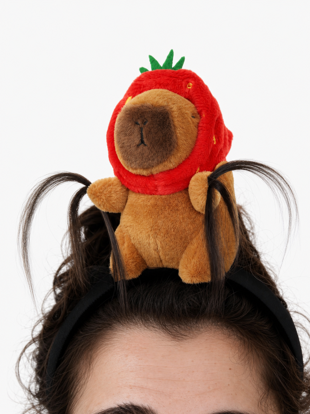Capybara and Strawberry Carnival Headband
