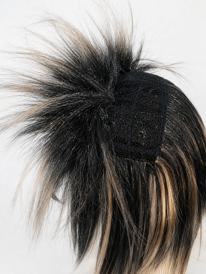 Carnival Brown Spiked Punk Wig
