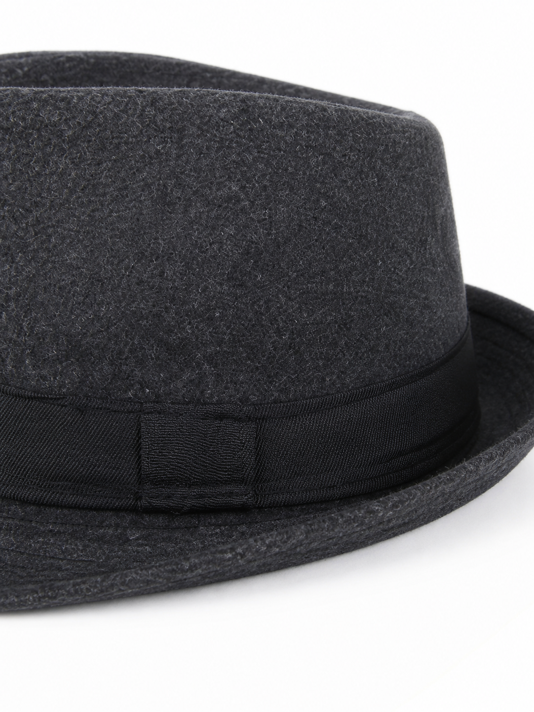 Costume fedora hat with black ribbon